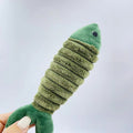 Plush catnip fish cat toy