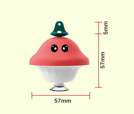 Cat wand toy with suction cup base