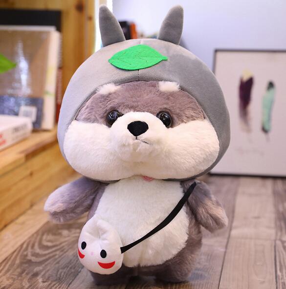 Plush dog doll toy, additional view