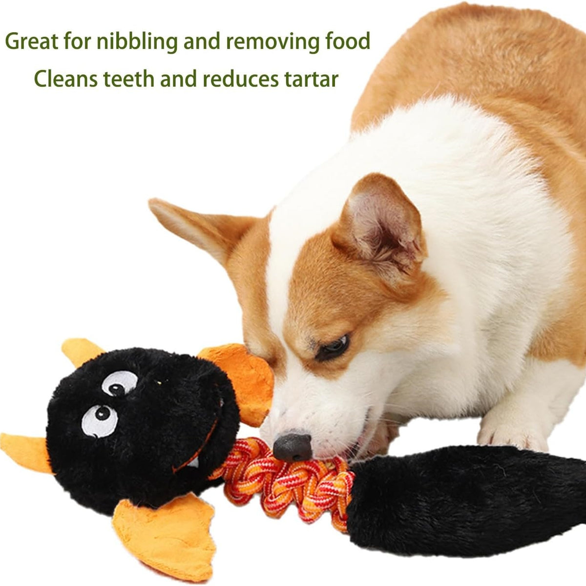 Plush dog toy size reference