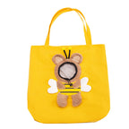 Pet carrier bag shown with a small pet