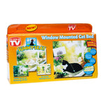 Close-up of cat window perch hammock cloth cover