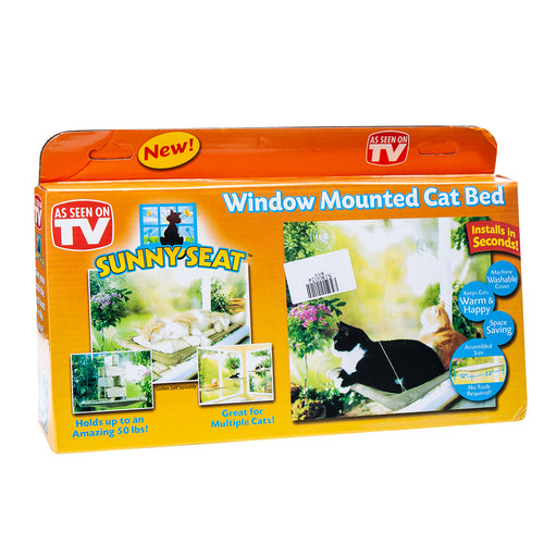 Close-up of cat window perch hammock cloth cover