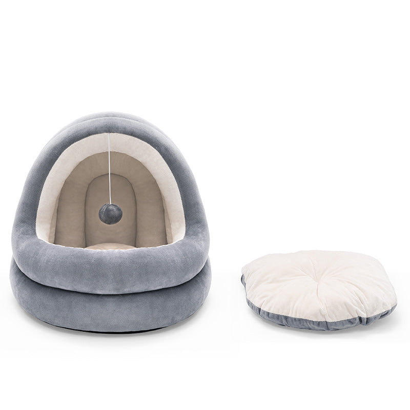 Cat house bed size comparison