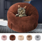 Plush pet bed size view