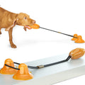 Multifunction Double Tug Rope Ball Sucker Toy for dogs
