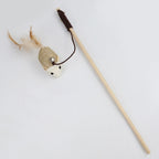 Feather wand cat toy packaging view