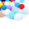 Plush interactive cat toy balls