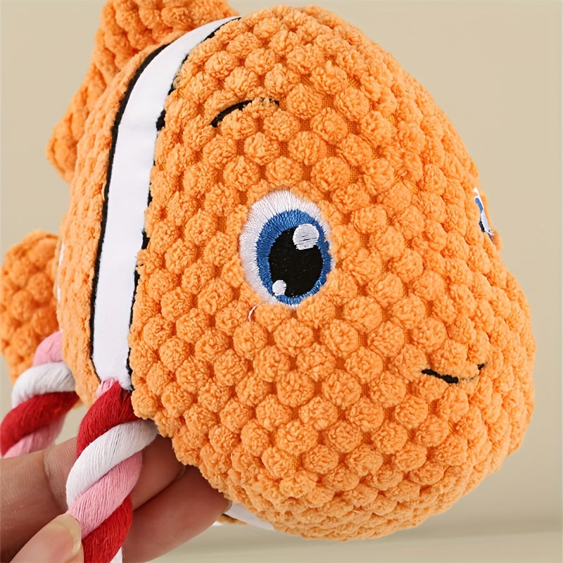 Turtle shaped dog chew toy in Green