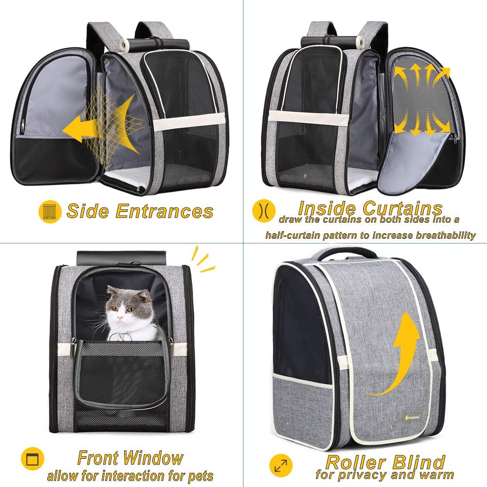 Bubble window backpack pet carrier