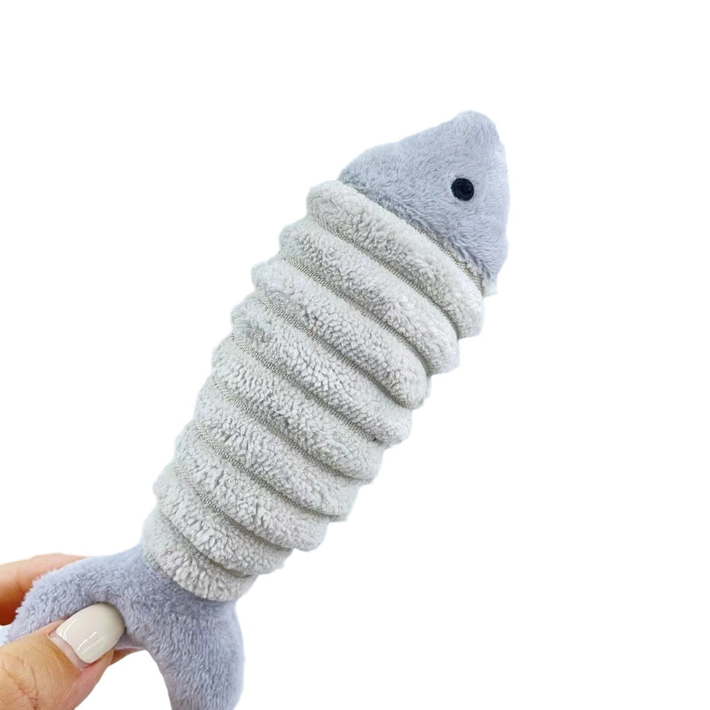 Plush catnip fish cat toy, 3-piece set