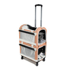 Pet carrier trolley in available color options