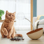 Interactive Cat Feeder Toy, tumbler cat teaser large variant