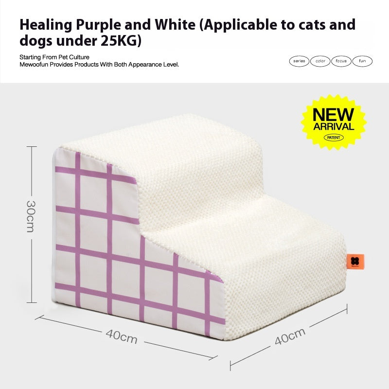 Dog Stairs Bed Slopes pet steps, two-step staircase