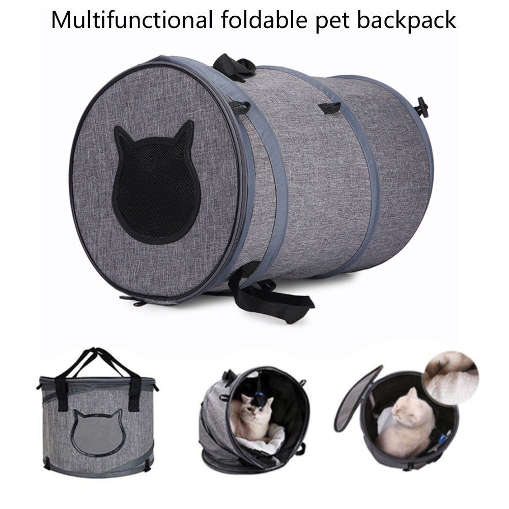 Pet carrier bag with top skylight opening