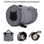 Pet carrier bag with top skylight opening