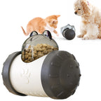 Treat dispensing tumbler toy in green color option