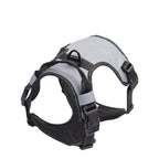 Dog vest harness with reflective straps