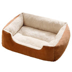 Plush pet bed shown in an available color