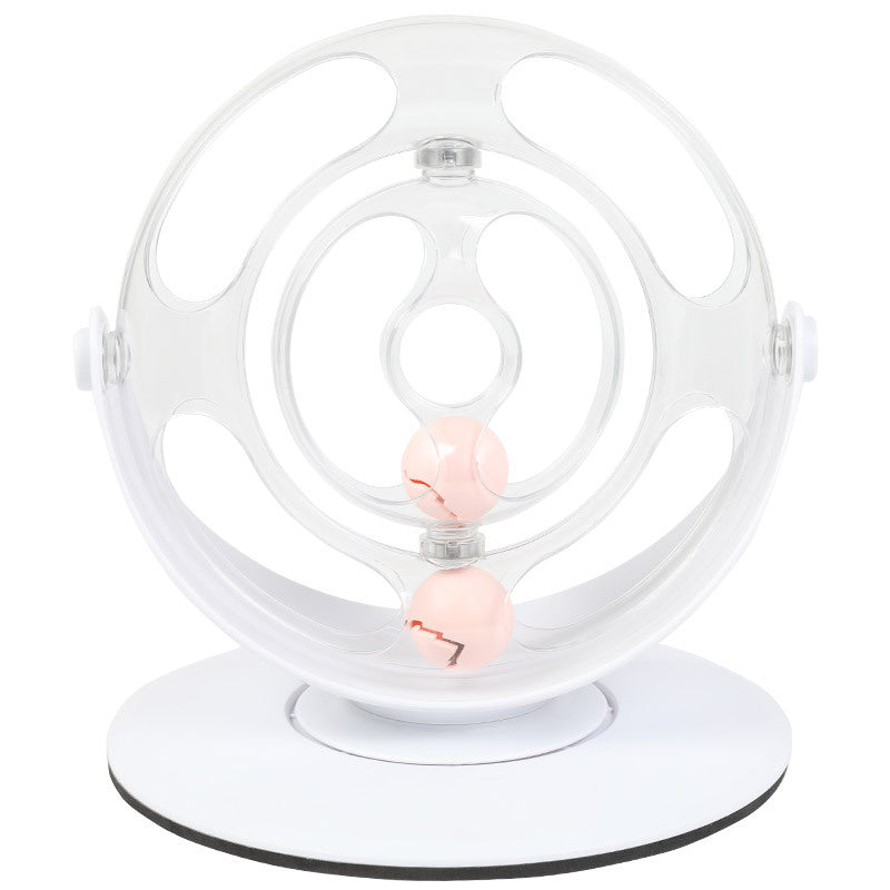 Cat turntable educational toy, alternate view