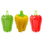 Chili-shaped dog chew toy