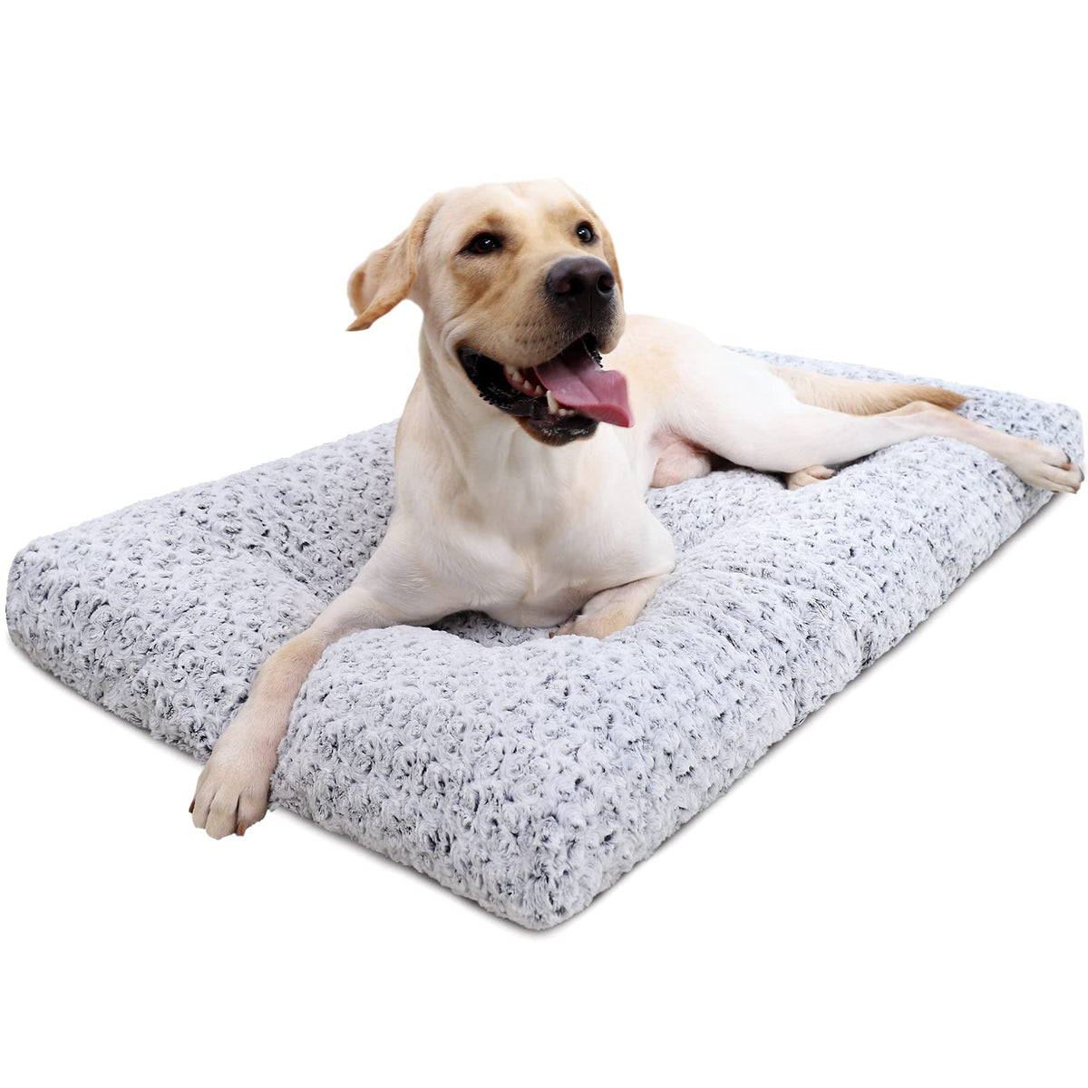 Soft fluffy dog bed