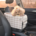 Portable pet car armrest box kennel bed, S size