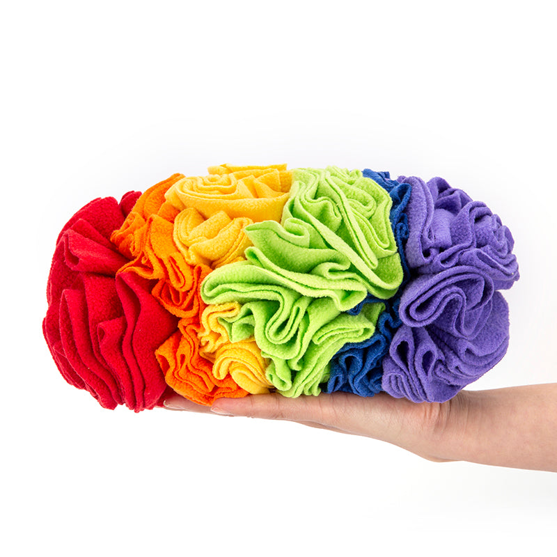 Dog Snuffle Pad puzzle training mat, folded texture detail