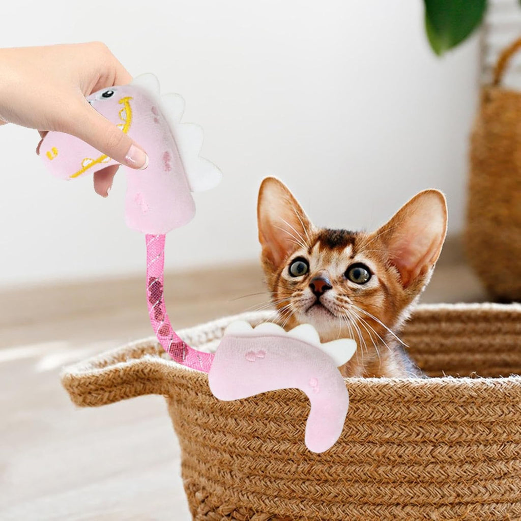 Plush catnip mouse cat toy