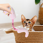 Plush catnip mouse cat toy