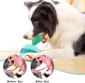 Interactive treat dispensing tumbler dog toy