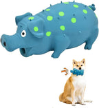 Pig-shaped dog toy shown in color variant