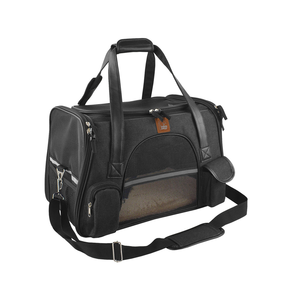 Dog Carrier Travel Car Seat Pet Carrier, close-up of Oxford cloth material