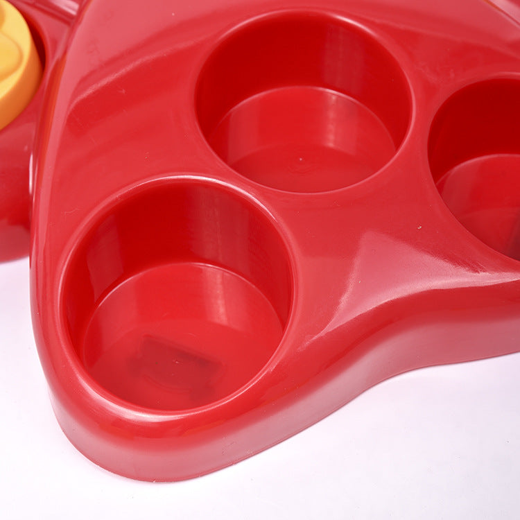 Natural rubber pet feeder toy