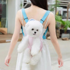 Furry Pawsy pet carrier backpack with leg holes