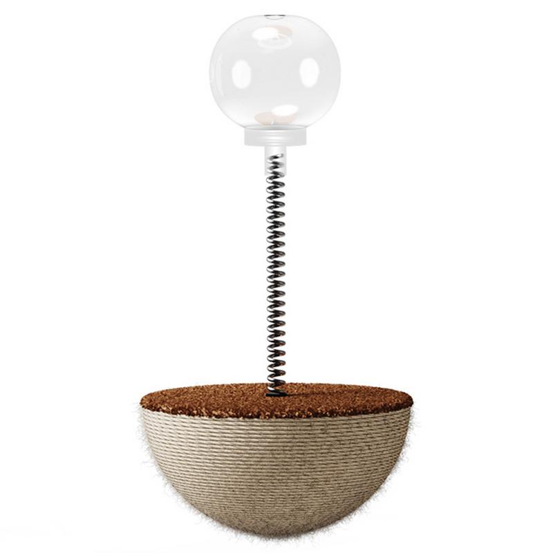 Interactive Cat Feeder Toy, tumbler leaking food ball variant