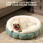 Donut pet bed shown from another angle