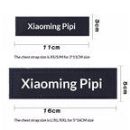 Dog Harness Hook-and-Loop Patch Label