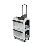 Double layer trolley case pet carrier