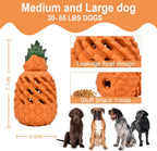Pineapple-shaped rubber dog chew toy