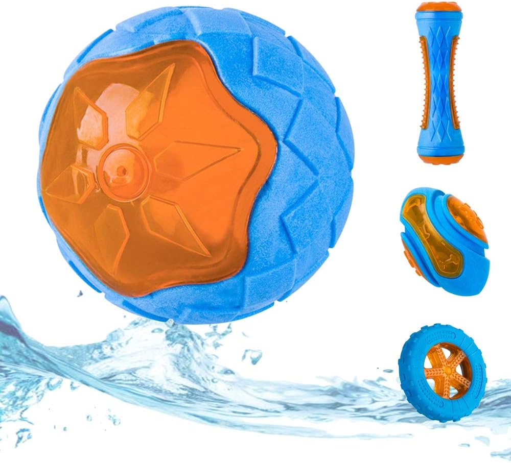 Squeaky ball dog toy