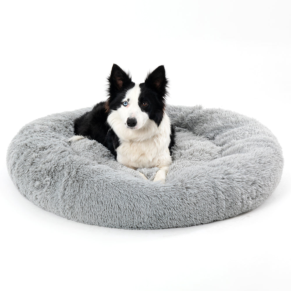 Fluffy Donut Dog Bed color option