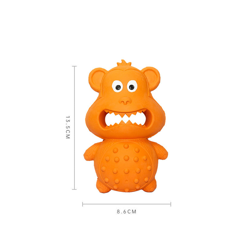 Natural rubber dog toy product view