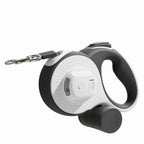 Close-up of retractable dog leash chest harness