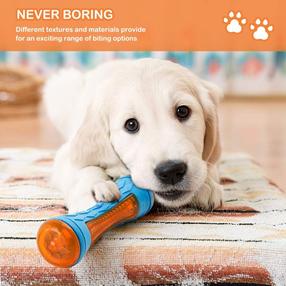 Squeaky tire-shaped dog toy