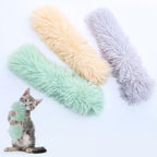 Crinkle catnip cat pillow toy, plush design