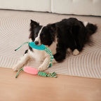 Puppy corn toothbrush chew toy, close-up of texture