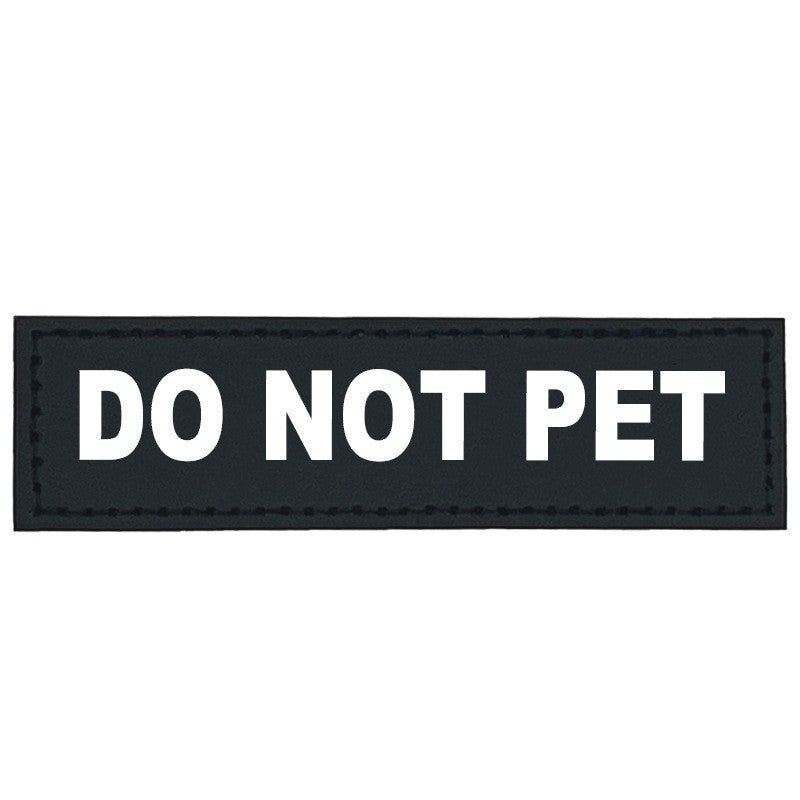 Dog Harness Hook-and-Loop Patch Label