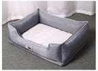 Non-stick kennel pet bed in dark grey