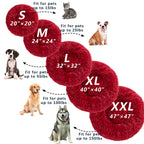 Fluffy Donut Dog Bed color option
